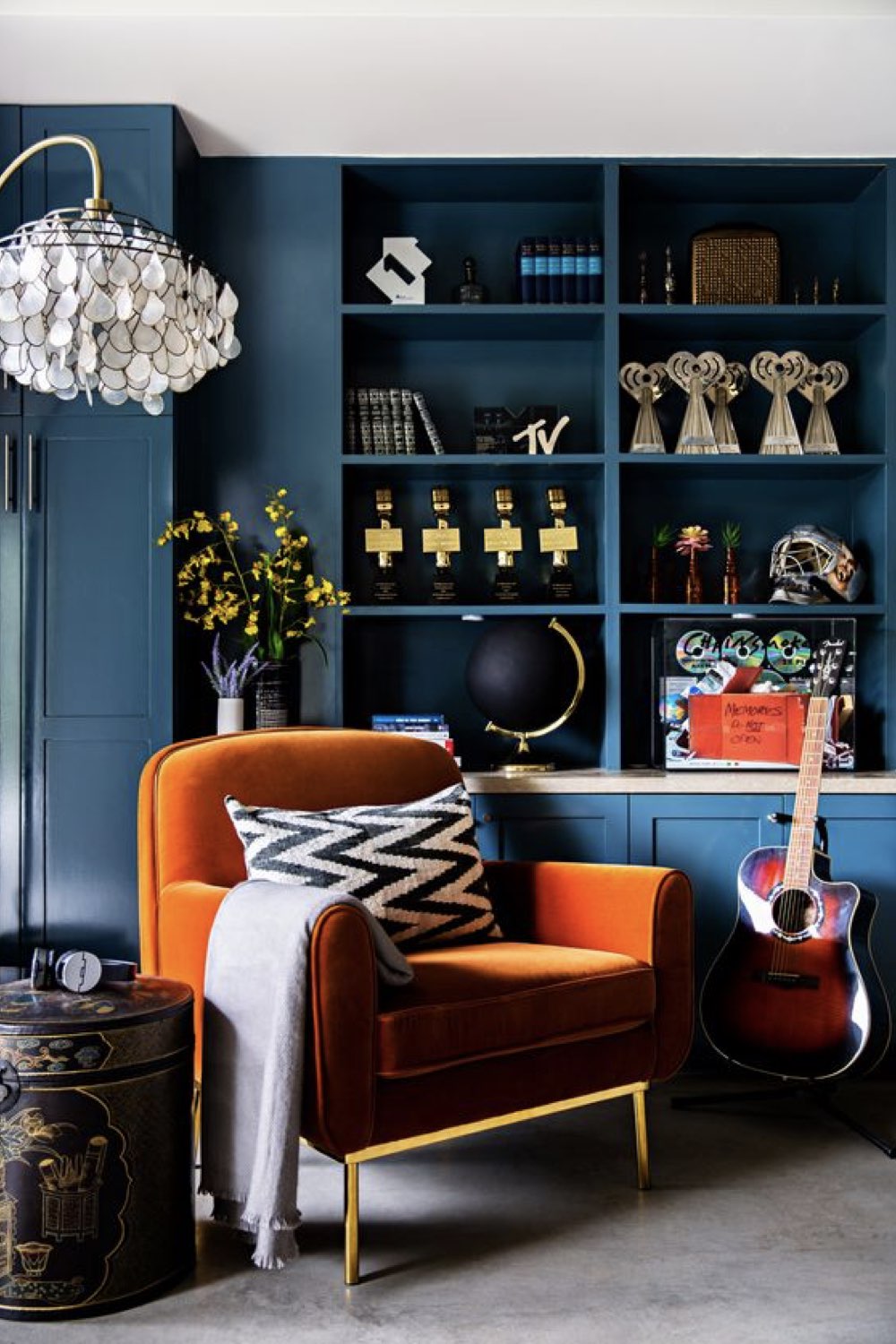 Couleur 14 idées pour associer du orange et du bleu chez vous Cocon décoration & slow living