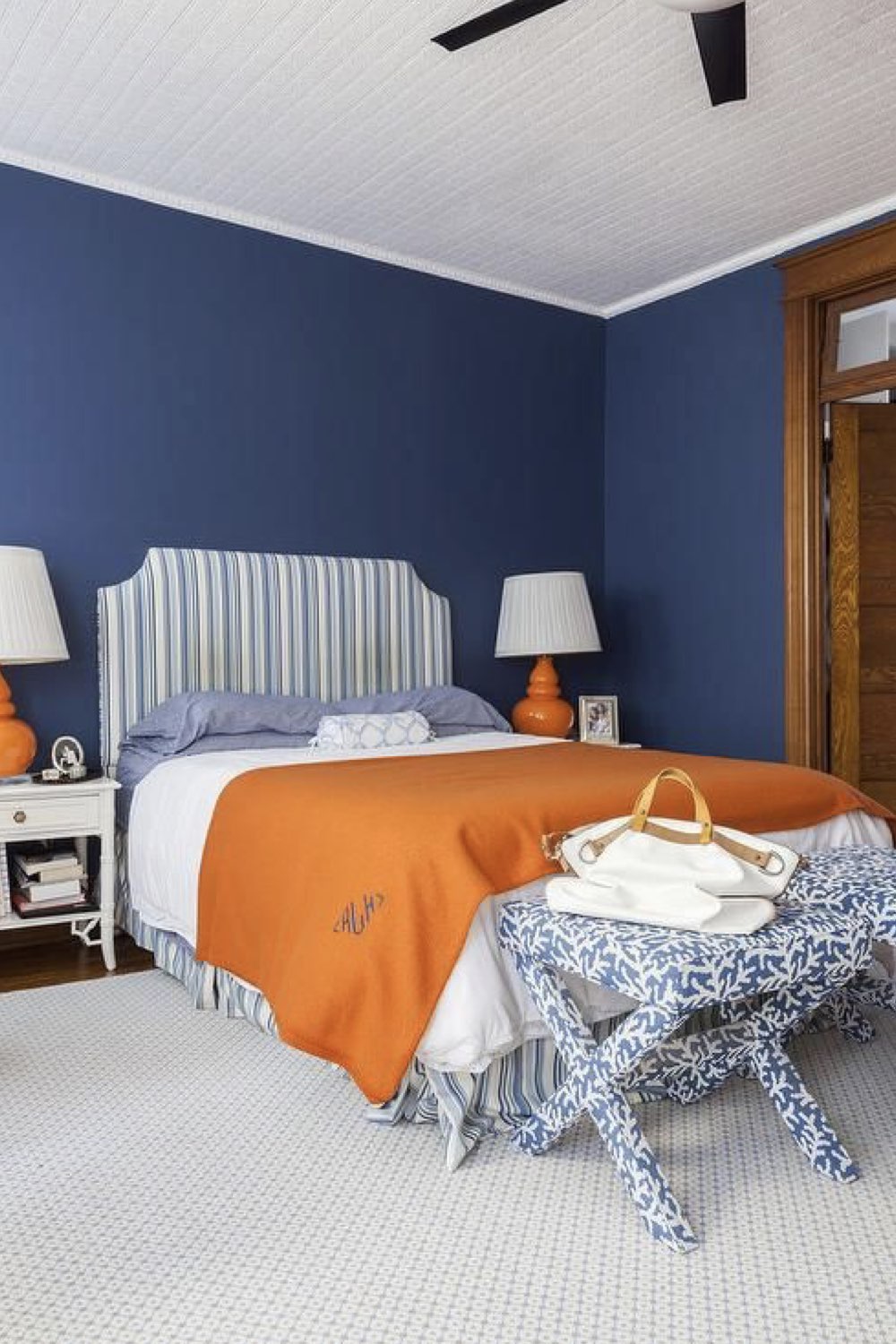 Couleur 14 idées pour associer du orange et du bleu chez vous Cocon décoration & slow living