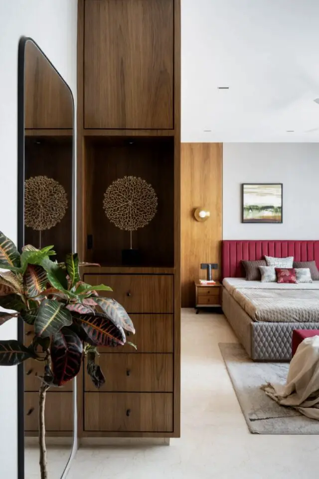 appartement 3 chambres 125m2 decoration détail meuble en bois élégant espace adulte 