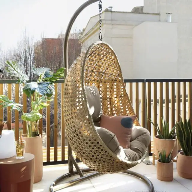 fauteuil a suspendre jardin la redoute Fauteuil Suspendu De Jardin Plastique