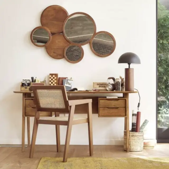 amenager bureau a domicile maisons du monde bureau en bois vintage