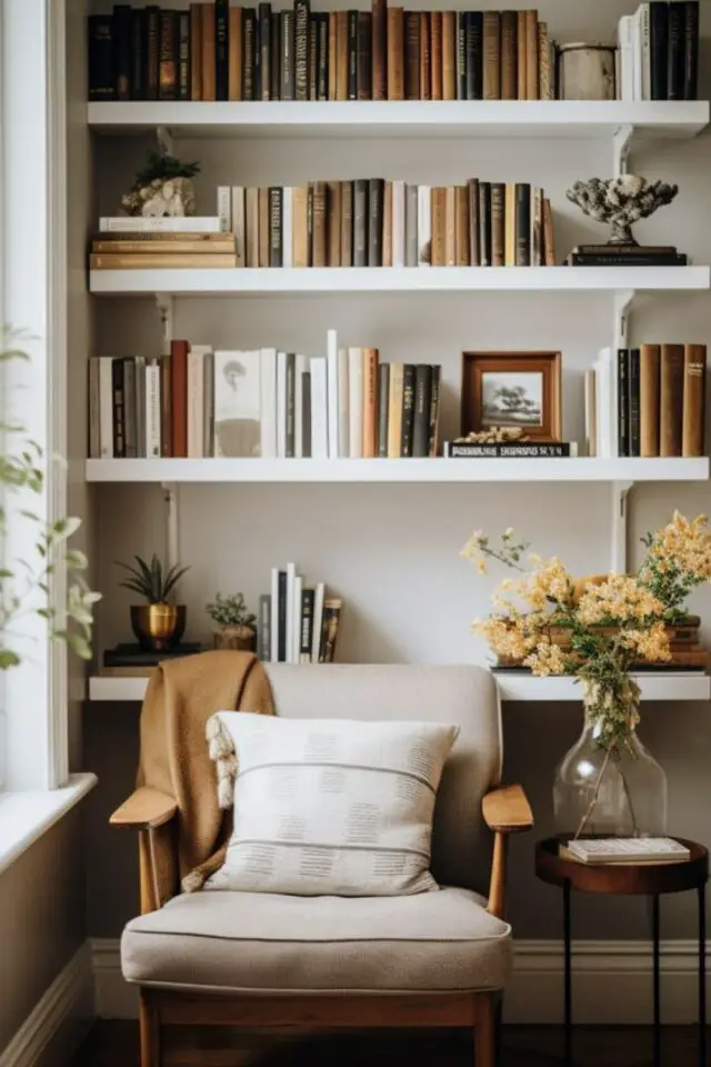 bien choisir couleur bureau bibliothèque fauteuil recevoir client chez soi cadre professionnel neutre