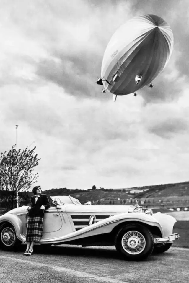 style paquebot architecture objet voiture et ballon dirigeable Zeppelin années 30 et 40 design et histoire vintage 