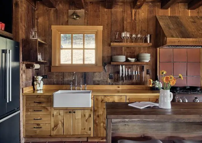 visite deco cabane rustique chic en bois texas lumière naturelle simplicité campagne