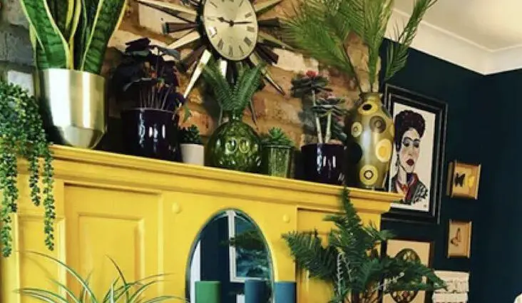 visite déco intérieur vintage et couleurs style éclectique bricolage rétro