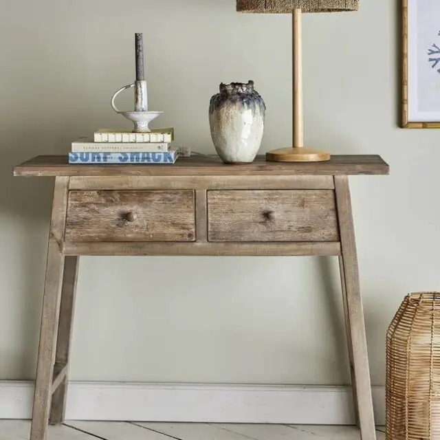 Table console en bois Bloomingville