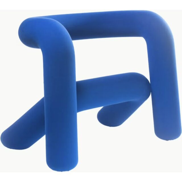 Fauteuil bleu 65cm