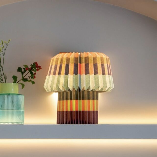 Lampe en papier Anna Blocks