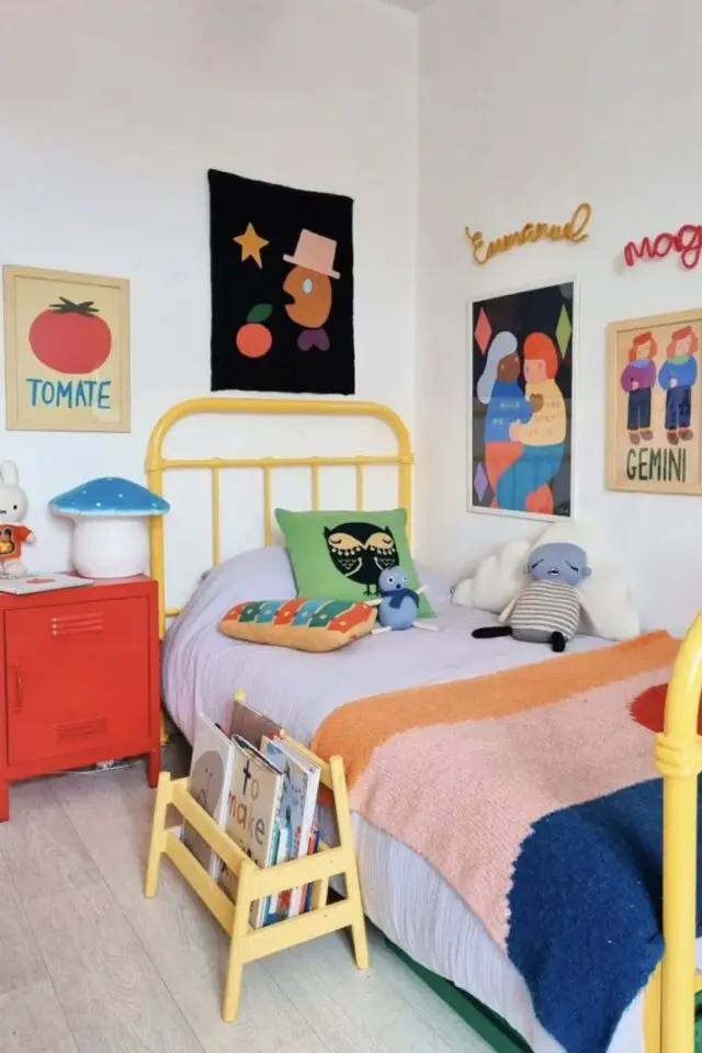 déco petit budget chambre enfant luminaires d'appoint veilleuse lampe de chevet champignon accessoire ludique 