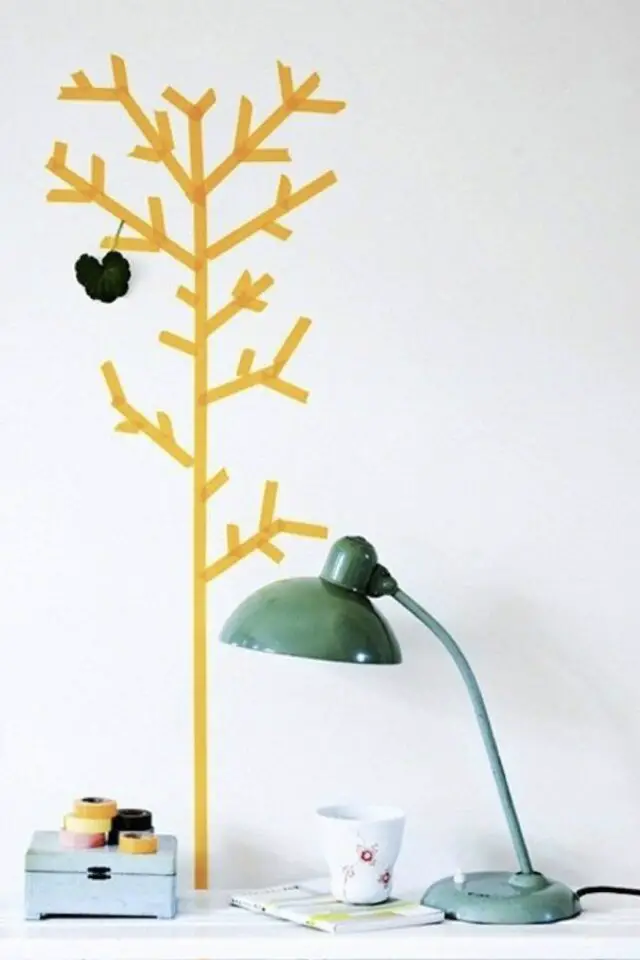 déco petit budget chambre enfant décoration murale à faire soi même masking tape idée facile pas chère 