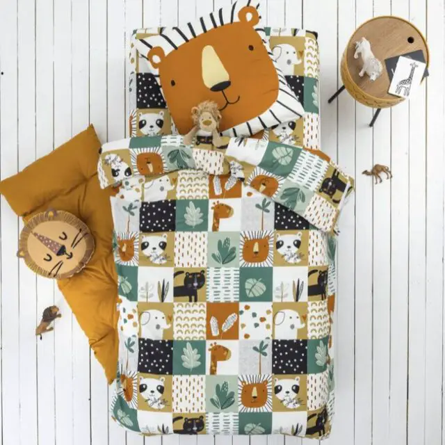 Linge de lit enfant imprimé Africa