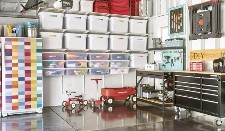 organisation garage maison idées conseils exemples